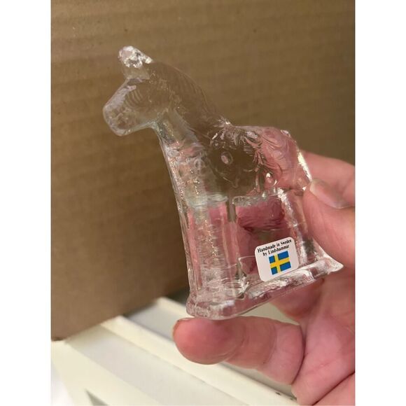 Lindshammer Swedish Crystal Horse - Picture 4 of 7